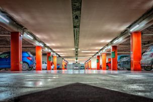 立体駐車場のために貸している土地